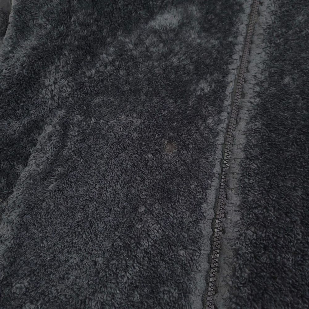 COLUMBIA Fireside Sherpa Hoodie Warm Tech Zip Jacket in Gray Medium Gorpcore - Picture 5 of 8